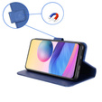 Etui z klapką do Xiaomi Redmi A3, Wallet Smart Magnet, niebieskie