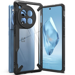 Etui pancerne Ringke do OnePlus 12R 5G, Fusion X, Przezroczyste / Czarne