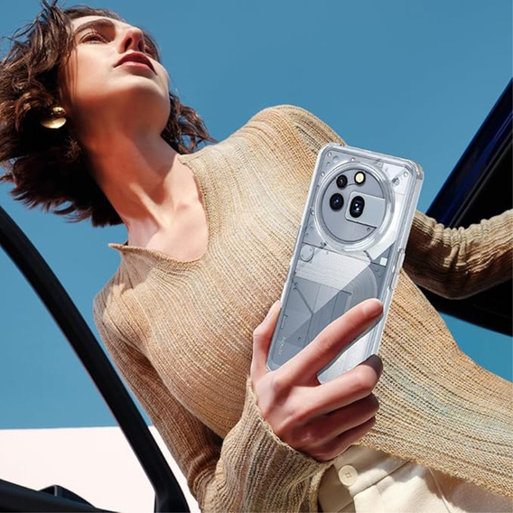 Etui do Nothing Phone 3a Pro, Fusion Hybrid, przezroczyste