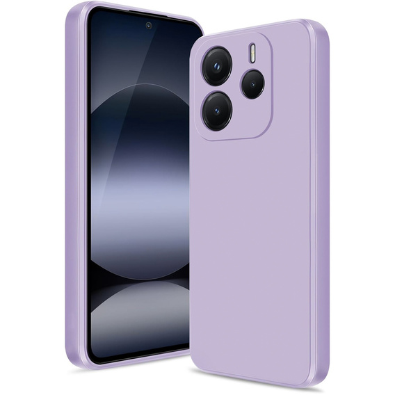 Etui do Xiaomi Redmi Note 14 4G, Silicone Lite, fioletowe