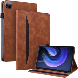 Etui do Xiaomi Pad 6, Classic, z miejscem na rysik, brązowe