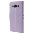 Etui z klapką do Samsung Galaxy J5 2016, Butterfly, fioletowe