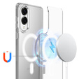 Etui do Samsung Galaxy S25 Edge, Fusion Hybrid, do MagSafe, przezroczyste