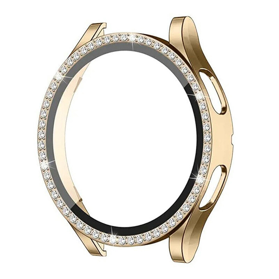2w1 Etui + Szkło Hartowane do Samsung Galaxy Watch 7 40mm, Złote
