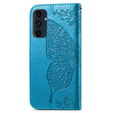 Etui z klapką do Samsung Galaxy A16 / A16 5G, Butterfly, niebieskie