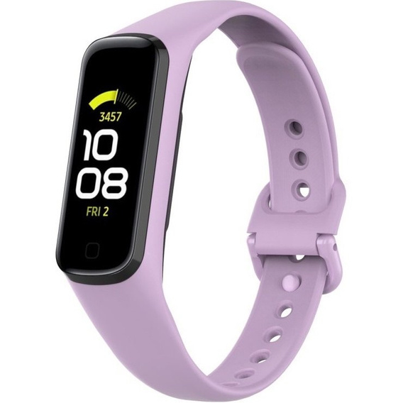 Pasek Silikonowy do Samsung Galaxy Fit 2 SM-R220, Lawendowy