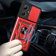 Etui pancerne do Infinix Hot 30i, CamShield Slide, czerwone