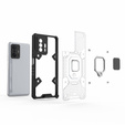 Etui ERBORD Kickstand Honeycomb do Xiaomi 11T / 11T Pro, White