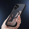 Etui do iPhone 17, Matt Case, do Magsafe, matowe czarne