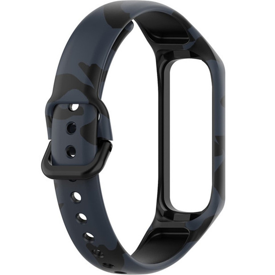 Pasek Silikonowy do Samsung Galaxy Fit 2 SM-R220, Camuflage Grey