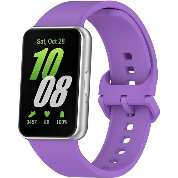 Pasek Silikonowy do Samsung Galaxy Fit 3, Fioletowy