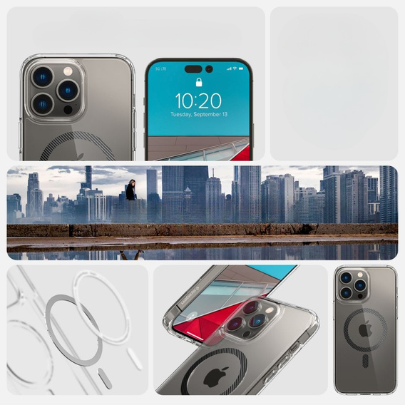 OUTLET Etui Spigen do iPhone 14 Pro, Ultra Hybrid Mag MagSafe, Carbon Fiber