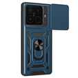 Etui pancerne do Xiaomi 15T Pro, CamShield Slide, niebieskie