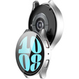 2w1 Etui + Szkło Hartowane do Samsung Galaxy Watch 6 44mm, Srebrne