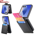 Etui z miejscem na karty i ringiem do Samsung Galaxy Z Flip7 – czarne