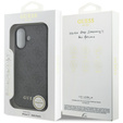 Etui GUESS do iPhone 17, 4G Charms Collection Hardcase, do MagSafe, czarne