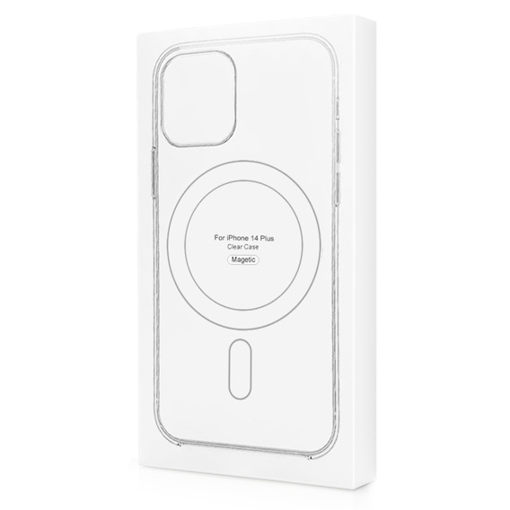 Etui Silicone Mag Cover do iPhone 14 Plus, White