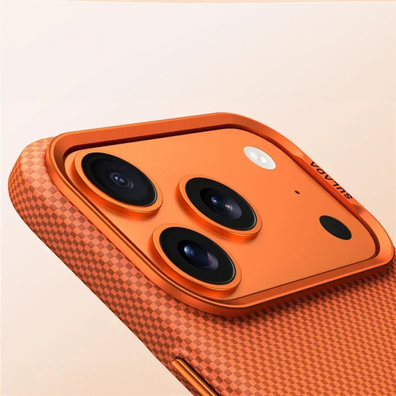 Etui SULADA do iPhone 17 Pro z MagSafe – pomarańczowe