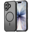 Etui Matt Case do iPhone 17, do MagSafe, wzmocnione, matowe z czarną ramką