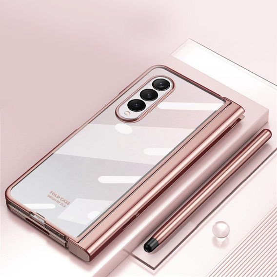 Etui Clever Design do Samsung Galaxy Z Fold 4 5G, Rose Gold