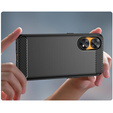 Etui do Oppo Reno8 T 4G, Karbon, czarne