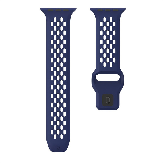 Pasek Silikonowy do Apple Watch 1/2/3/4/5/6/7/8/9/10/11/SE Ultra 1/2/3 42/44/45/46/49mm, Granatowy