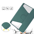 Etui z klawiaturą do Samsung Galaxy Tab S9 FE / S10 FE, Rotary 360° Leather, ciemnozielone