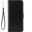 Etui z klapką do Honor 90, Crazy Horse Wallet, czarne