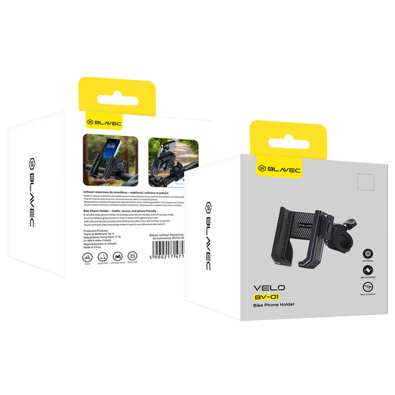 Uchwyt rowerowy na telefon Blavec Velo BV-01