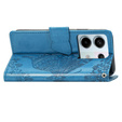 Etui z klapką do Xiaomi Redmi Note 13 Pro 5G, Butterfly, niebieskie