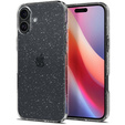 Etui Spigen do iPhone 16 Plus, Liquid Crystal, przezroczyste / brokatowe + Szkło Hartowane 9H