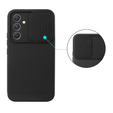 Etui do Samsung Galaxy A54 5G, ERBORD Cam Slider, czarne + Szkło hartowane