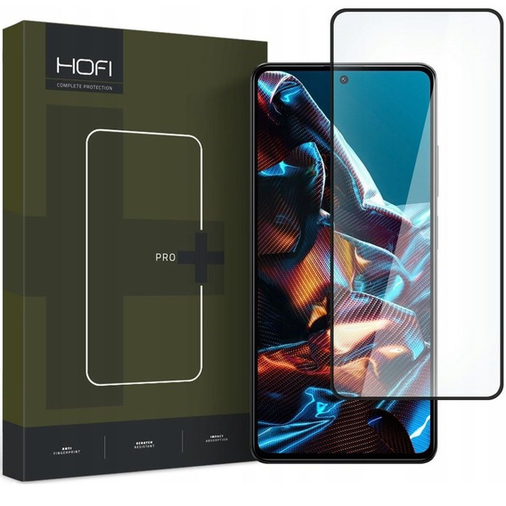 Hofi Glass Pro+ Szkło Hartowane do POCO X5 Pro 5G, czarne