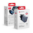 Szybka Ładowarka Sieciowa USB-A / USB-C 3A Forcell 45W PD QC 4.0, szara do Galaxy S23 S24 Ultra