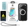Etui Wodoodporne IP68 do iPhone 17 Pro Max, SHELLBOX MagSafe, czarne
