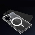Etui do Samsung Galaxy S23 Ultra, Hybrid MagSafe, magnetyczne przezroczyste