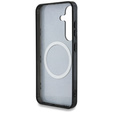 Etui GUESS do Samsung Galaxy S25, Magnetic IML Peony, czarne
