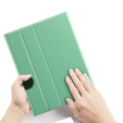 Etui z klawiaturą do iPad 10.2" 2021/2020/2019 (9/8/7 gen.), Keyboard Cover Pen Slot, zielone