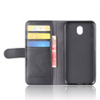 Etui Wallet do Samsung Galaxy J5 2017, Genuine Leather, black