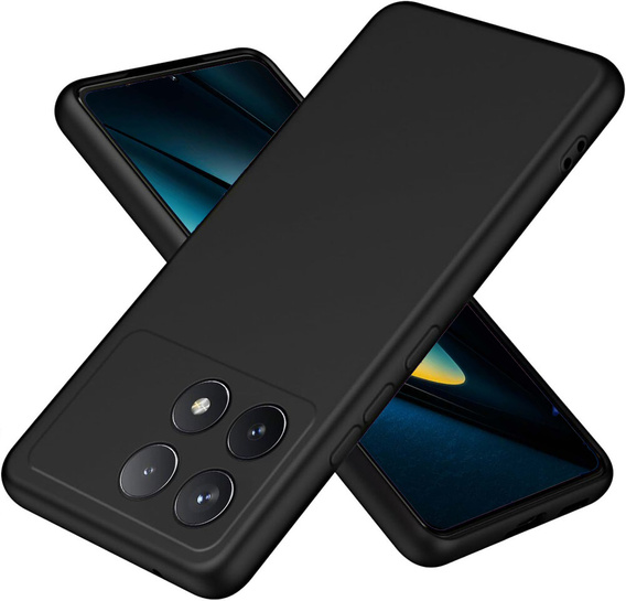 Etui do Xiaomi Poco F6 Pro, Silicone Lite, czarne