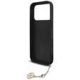 Etui GUESS do iPhone 17 Pro, 4G Charms Collection Hardcase, do MagSafe, czarne