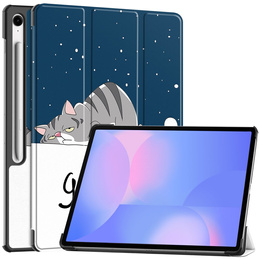 Etui z nadrukiem do Samsung Galaxy Tab S10 FE+ Plus – styl i ochrona w jednym - kot