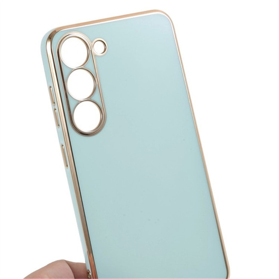 Etui do Samsung Galaxy S24+ Plus, Glamour CamShield, miętowe