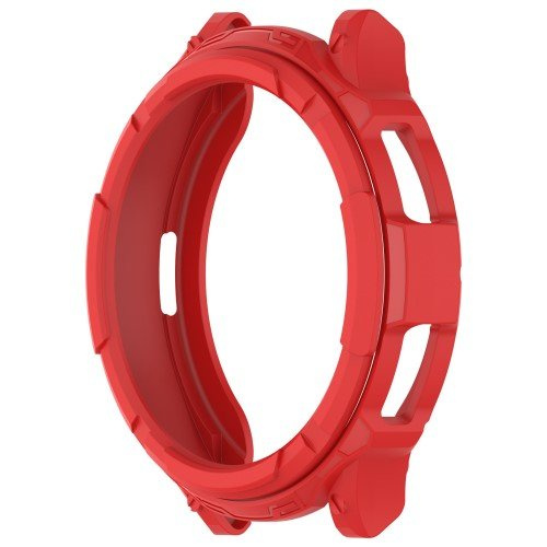 Etui z nakładką bezel ring do Samsung Galaxy Watch 6 Classic 43mm, Czerwone