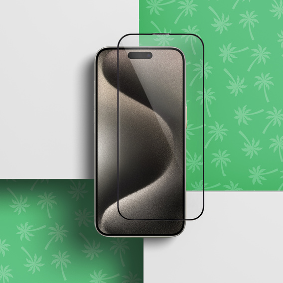Szkło hartowane 5D Full Glue Smart Palm do iPhone 15 Pro Max