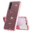 Etui do Samsung Galaxy A14 4G/5G, Glittery Powder, różowe