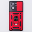 Etui pancerne do Xiaomi 13T / 13T Pro, CamShield Slide, czerwone