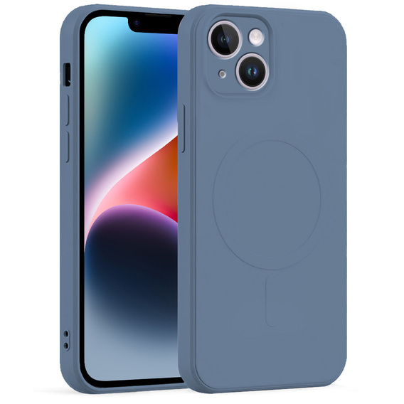 Etui Silicone Mag Cover do iPhone 13, Blue