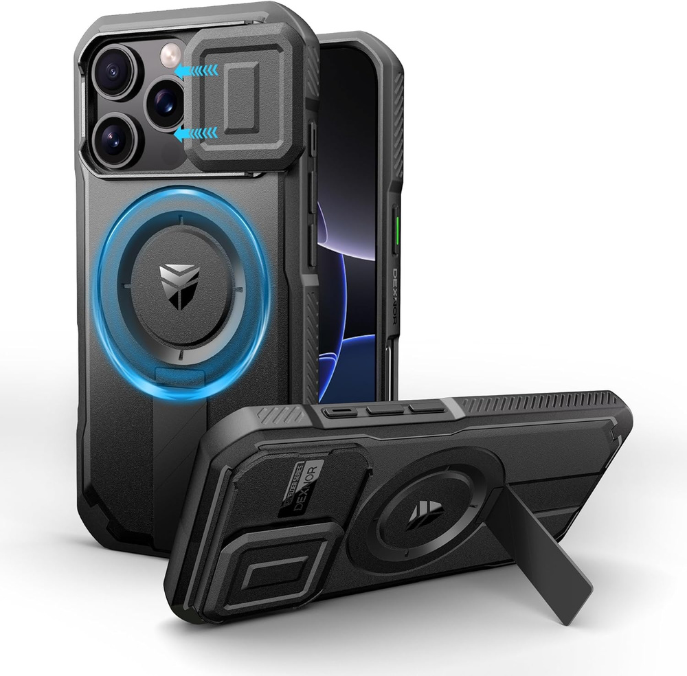 Etui Dexnor do iPhone 16 Pro z magnetycznym mocowaniem i ochroną aparatu