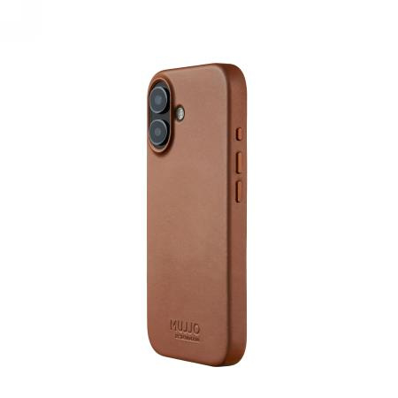 Etui Mujjo Skórzane do iPhone 17, MagSafe, brązowe